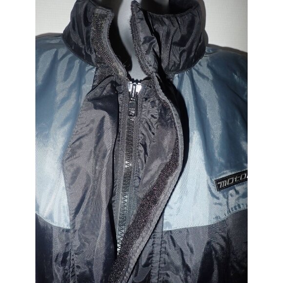 Motophoria Motorcycle Jacket Mens XL Wind Rain Packable Black Reflective‎ - Picture 5 of 8